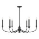 Savoy House - 1-1500-6-89 - Six Light Chandelier - Coventry - Matte Black