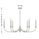 Coventry Six Light Chandelier (1-1500-6-SN)