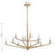 Judi 12 Light Chandelier (1-1966-12-60)