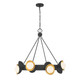 Savoy House - 1-2411-8-343 - LED Chandelier - Pierson - Black Cashmere and True Gold