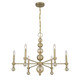 Crescent Six Light Chandelier (1-2511-6-127)