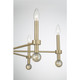 Crescent Six Light Chandelier (1-2511-6-127)