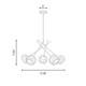 Jasper Five Light Chandelier (1-2968-5-322)