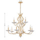 Lilly Nine Light Chandelier (1-2990-9-38)