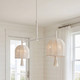 Lunara Six Light Chandelier (1-3403-6-341)