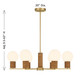 Jarrell Six Light Chandelier (1-4080-6-322)