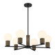 Jarrell Six Light Chandelier (1-4080-6-89)