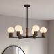 Jarrell Six Light Chandelier (1-4080-6-89)