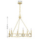 Minette Six Light Chandelier (1-4101-6-328)