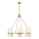 Savoy House - 1-4702-8-322 - Eight Light Chandelier - Wilkes - Warm Brass
