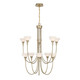 Savoy House - 1-5083-10-127 - Ten Light Chandelier - Florena - Noble Brass