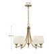 Octave Five Light Chandelier (1-6032-5-322)