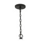 Octave Five Light Chandelier (1-6032-5-BK)
