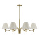 Rosa Six Light Chandelier (1-6084-6-127)