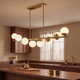 Turin Eight Light Linear Chandelier (1-6524-8-322)
