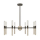 Savoy House - 1-9716-8-15 - LED Chandelier - Linden - Mediterranean Bronze