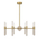 Savoy House - 1-9716-8-322 - LED Chandelier - Linden - Warm Brass
