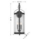 Preston Three Light Outdoor Wall Lantern (5-112-337)