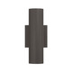Kelley LED Outdoor Wall Lantern (5-CYL-2-5CCT-BZ)
