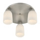 Baldwin Three Light Flush Mount (6-1247-3-SN)