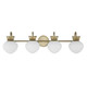 Melbourne Four Light Bathroom Vanity (8-1028-4-127)
