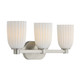 Baldwin Three Light Bathroom Vanity (8-1245-3-SN)
