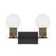 Jarrell Two Light Bathroom Vanity (8-4081-2-BK)