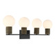 Jarrell Four Light Bathroom Vanity (8-4081-4-BK)
