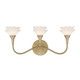 Savoy House - 8-5081-3-127 - Three Light Bathroom Vanity - Florena - Noble Brass
