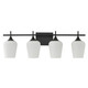 Octave Four Light Bathroom Vanity (8-6030-4-BK)