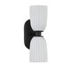 Baldwin Two Light Wall Sconce (9-1245-2-BK)