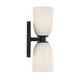 Baldwin Two Light Wall Sconce (9-1245-2-BK)