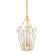 Mitzi - H1132703-AGB/SBQ - Three Light Lantern - Clarisse - Aged Brass
