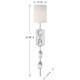 Sebring One Light Wall Sconce (9-9520-1-109)