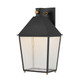 Troy Lighting - B5720-TBK/PBR - One Light Wall Sconce - Gladden - Texture Black