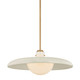 Troy Lighting - F2628-PBR/OW - One Light Pendant - Gustavo - Patina Brass