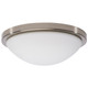 Nuvo Lighting - 62-1842 - LED Flush Mount - Button - Brushed Nickel