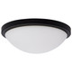 Nuvo Lighting - 62-1942 - LED Flush Mount - Button - Matte Black