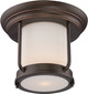 Nuvo Lighting - 62-633 - LED Outdoor Flush Mount - Bethany - Forest Bronze
