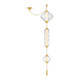 Corbett Lighting - 545-13-VPB - LED Pendant - Fiorello - Vintage Polished Brass