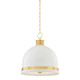 Briscoe Three Light Pendant (2133-AGB/SWH)