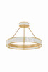Hudson Valley - 6930-VGL - LED Chandelier - Halcott - Vintage Gold Leaf