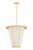 Hudson Valley - AH1723-AGB - One Light Lantern - Ellsworth - Aged Brass