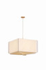Hudson Valley - AH4433-PGL - Three Light Pendant - Louise - Patina Gold Leaf