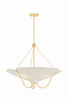 Hudson Valley - AH4628-AGB - Three Light Pendant - Gerhard - Aged Brass