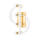 Mitzi - H379104-GL/WH - Four Light Wall Sconce - Maddie - Gold Leaf/White