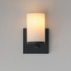 Lateral One Light Wall Sconce (10281SWBK)