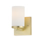 Maxim - 10281SWSBR - One Light Wall Sconce - Lateral - Satin Brass