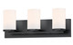 Maxim - 10283SWBK - Three Light Bath Vanity - Lateral - Black