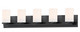 Maxim - 10285SWBK - Five Light Bath Vanity - Lateral - Black